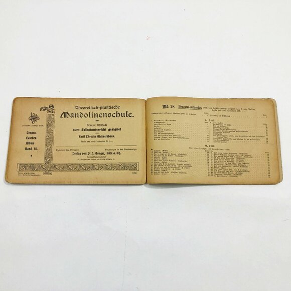 Music Booklet Heute grosser Ball "Big Ball Today" Carl Holdorff 36 Dances 1910 - Picture 9 of 13